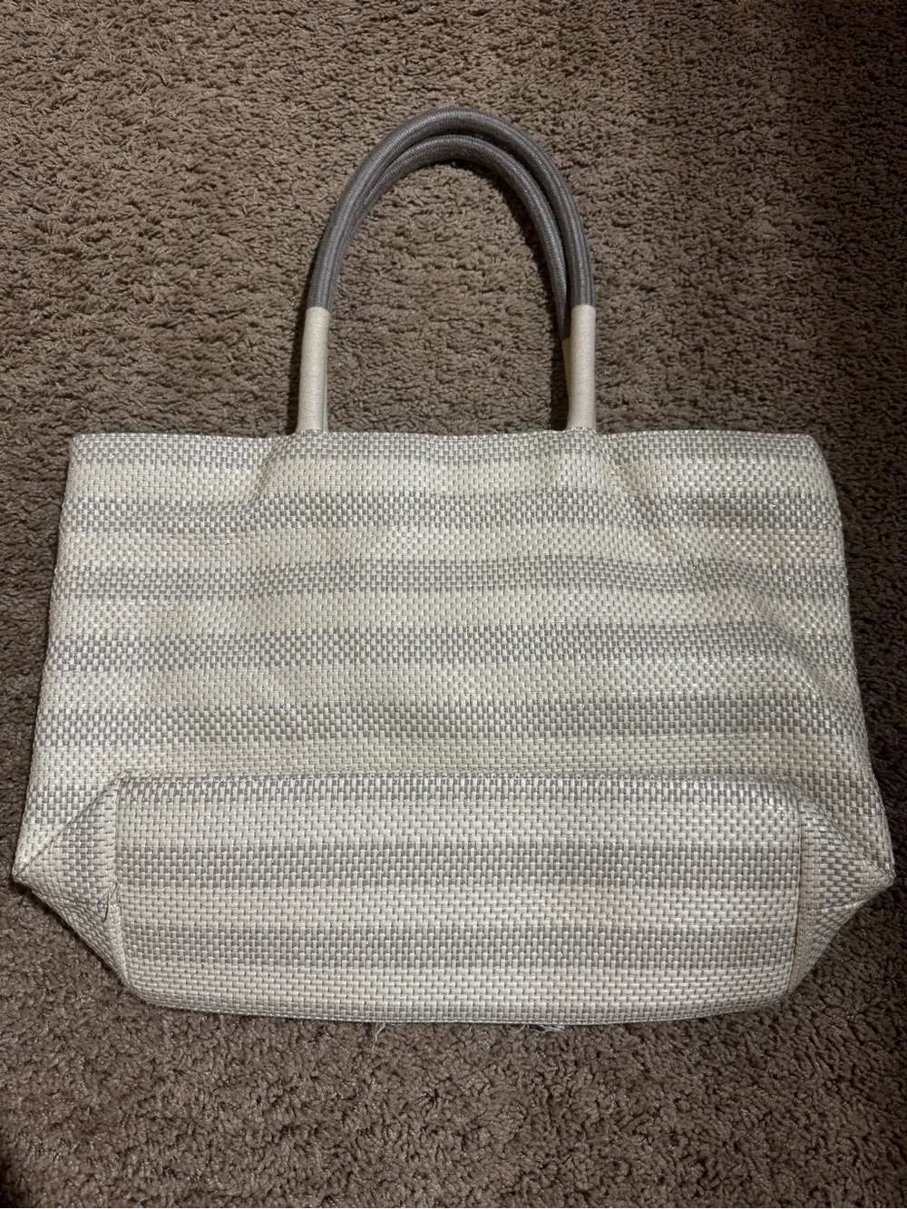 STELLA & DOT Cay Raffia Tote Bag - Picture 3 of 4